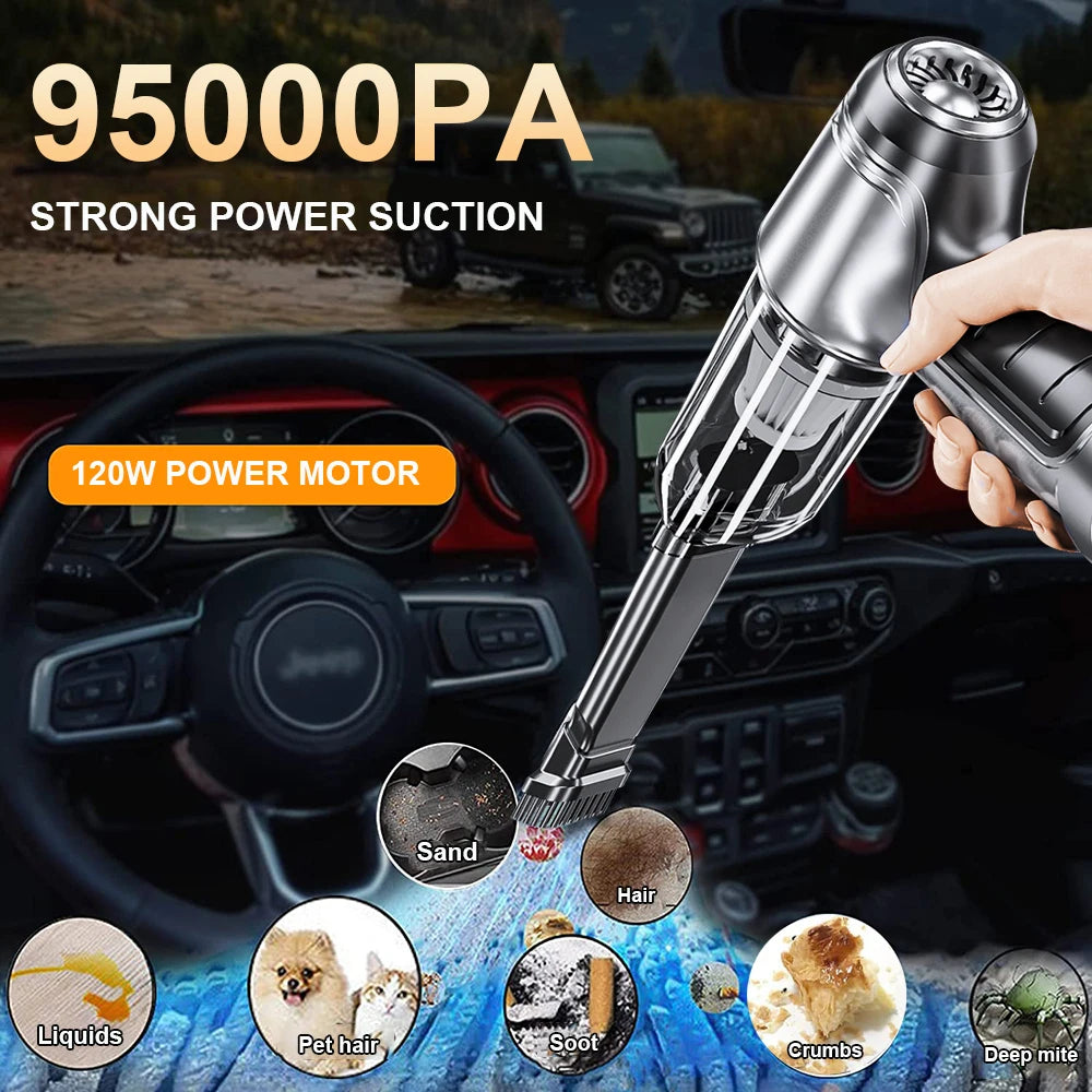 Car Vacuum Cleaner Wireless Portable Vacuum Cleaner ,