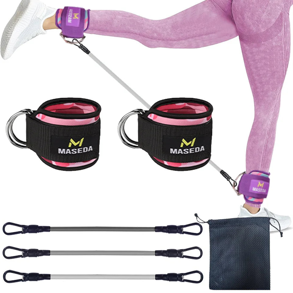 Support Ankle Cuffs Yoga Band Gym Guard Leg Strength Safety Extensions