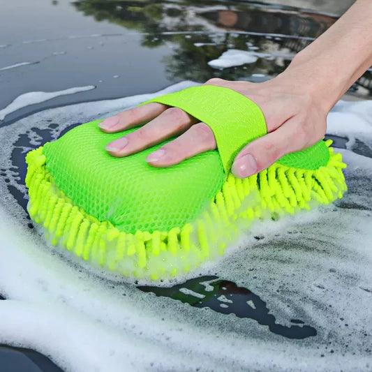 Dual-Use Microfiber Car Cleaning Glove – Dry &Wet.
