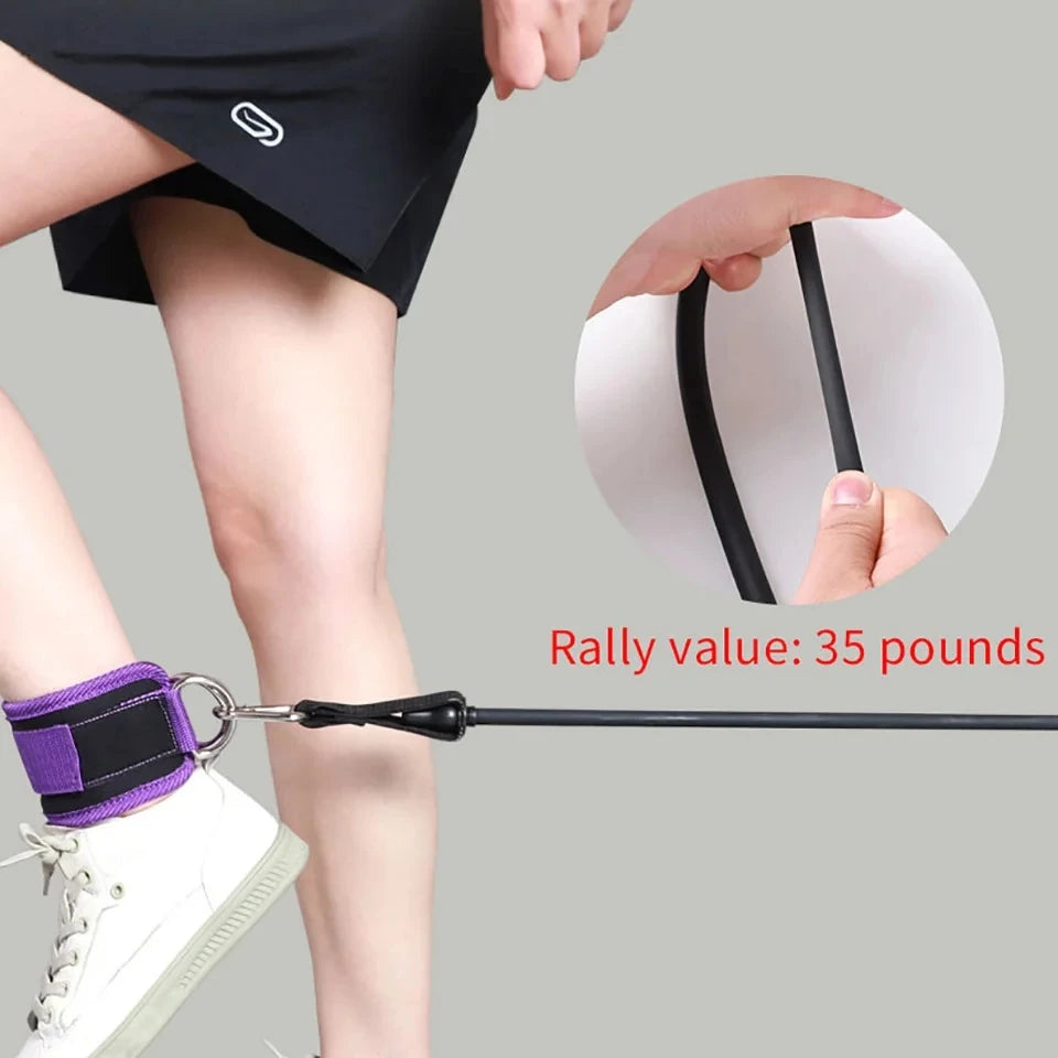 Support Ankle Cuffs Yoga Band Gym Guard Leg Strength Safety Extensions
