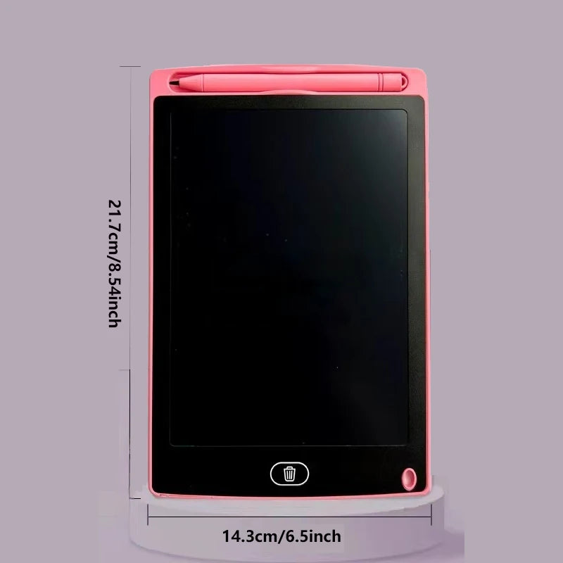 LCD Drawing Tablet for Kids, Rechargeable Erasable Board with Pen, Travel Educational Toy Gift for Boys Girls