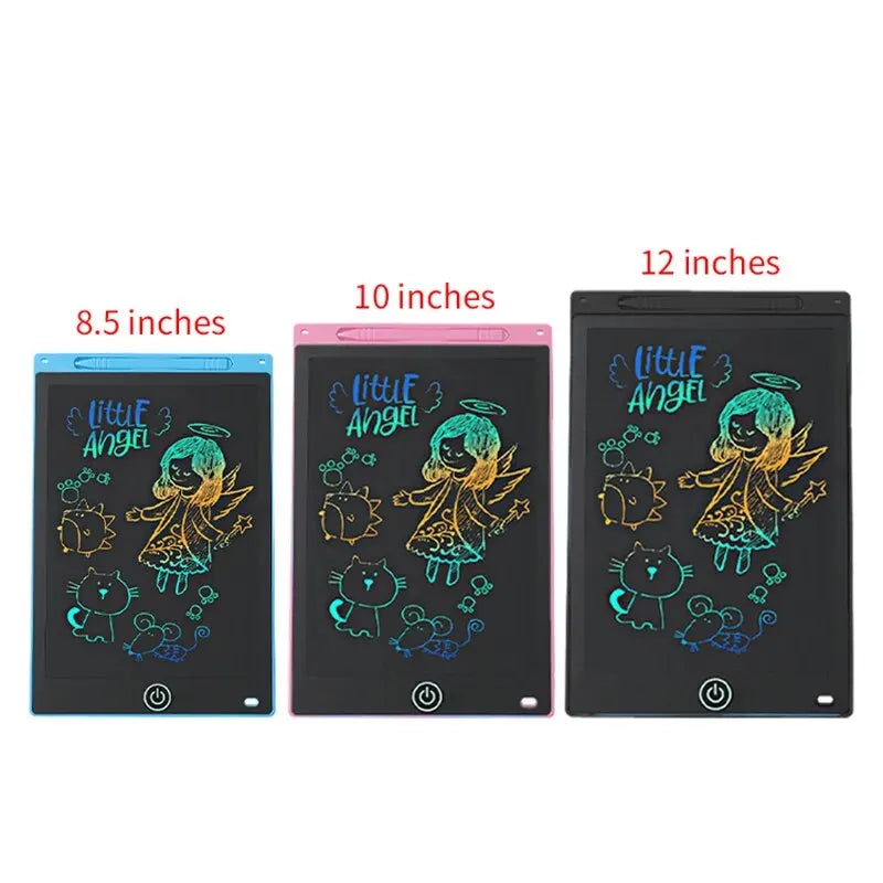 LCD Drawing Tablet for Kids, Rechargeable Erasable Board with Pen, Travel Educational Toy Gift for Boys Girls