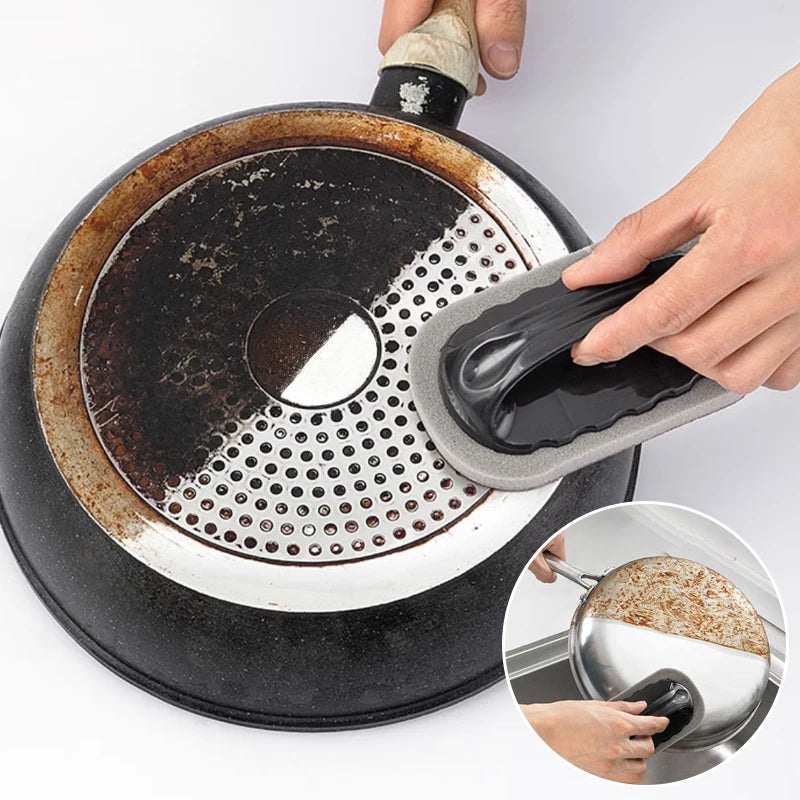 Magic Emery Sponge Brush Wipe Eraser Cleaner Kitchen , Household Tools.