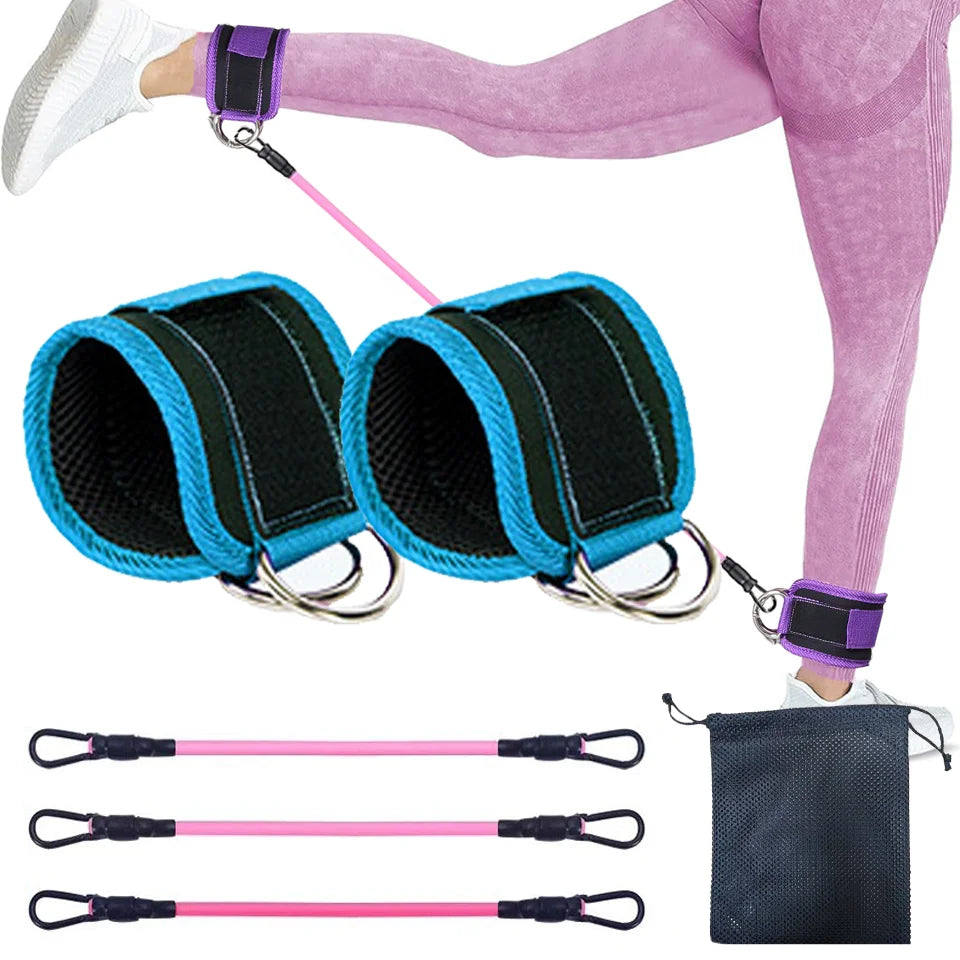 Support Ankle Cuffs Yoga Band Gym Guard Leg Strength Safety Extensions