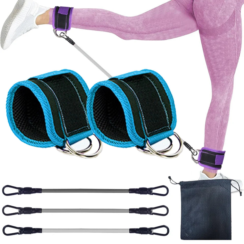 Support Ankle Cuffs Yoga Band Gym Guard Leg Strength Safety Extensions