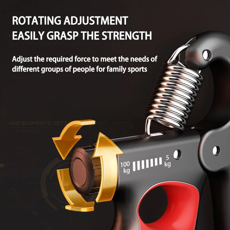 5-60/100/150kg Grip Strength Gym Wrist Expander Hand Strengthener.