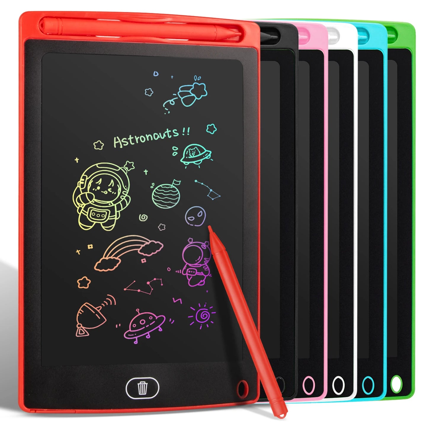 LCD Drawing Tablet for Kids, Rechargeable Erasable Board with Pen, Travel Educational Toy Gift for Boys Girls