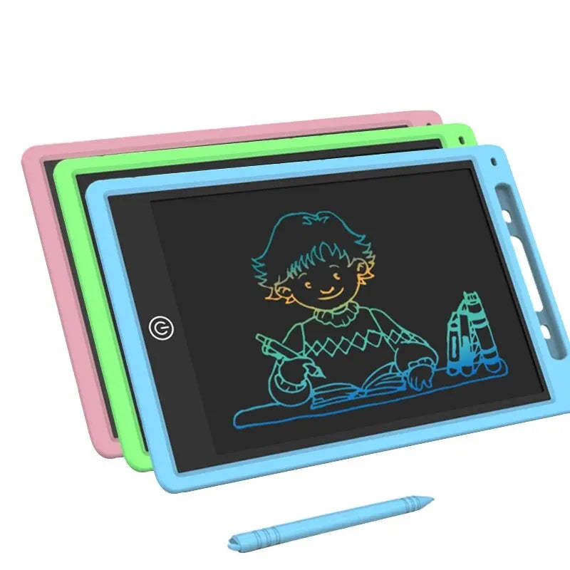LCD Drawing Tablet for Kids, Rechargeable Erasable Board with Pen, Travel Educational Toy Gift for Boys Girls